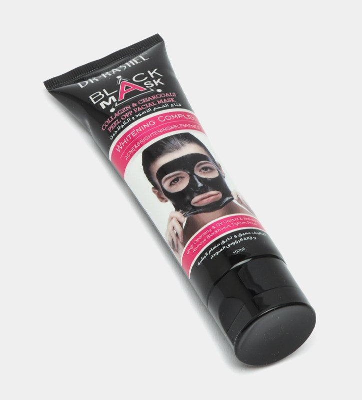 MASCARILLA FACIAL PURIFICANTE Y BLANQUEADORA CON COLAGENO Y CARBON ACTIVO DR RASHEL 100ML