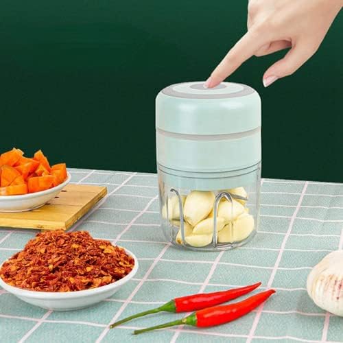 MAQUINA MINI CORTADORA Y PICADOR ELECTRICO DE ALIMENTOS PORTATIL CON CARGA USB