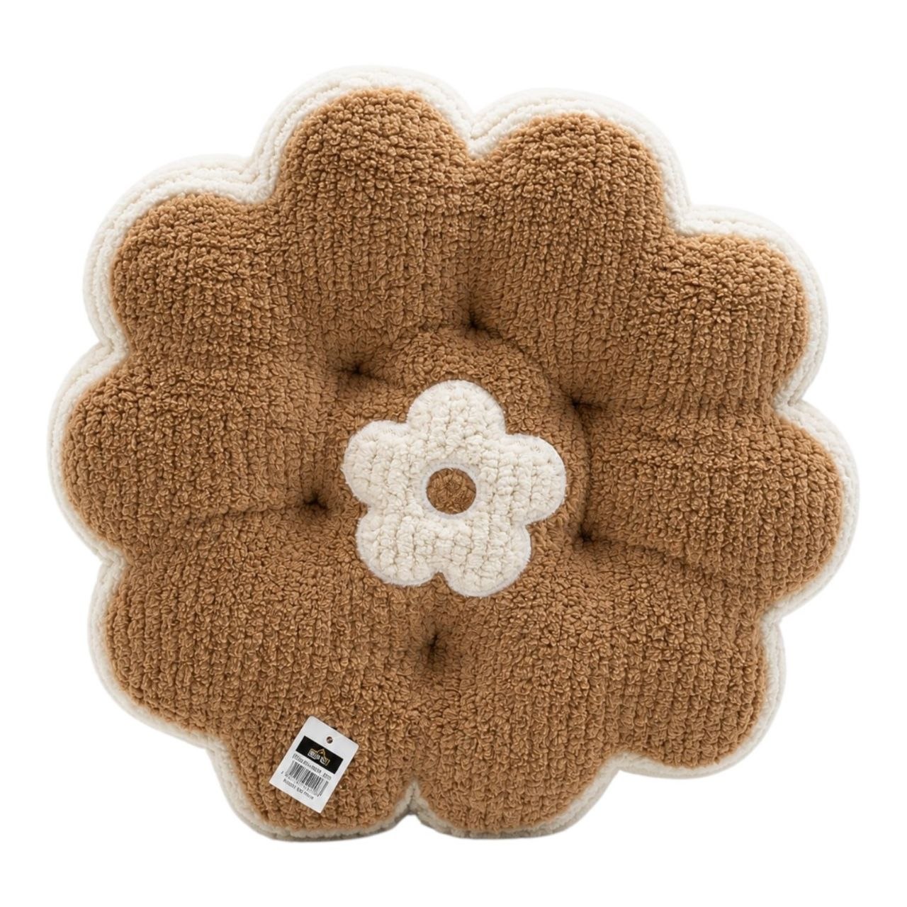 COJÍN EN FORMA DE FLOR PREMIUM ASIENTO DE PANA SUAVE Y DISEÑO ERGONÓMICO BICOLOR 42x46.3 CM