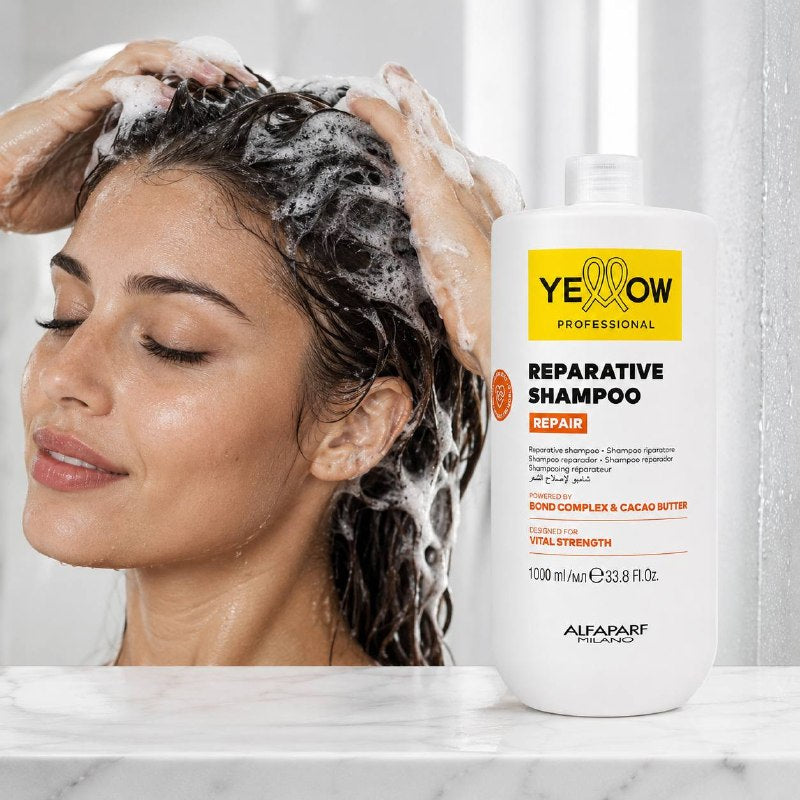 SHAMPOO REPARADOR CABELLO DAÑADO Y DEBILITADO YELLOW PROFESSIONAL 1000ML 1 UND