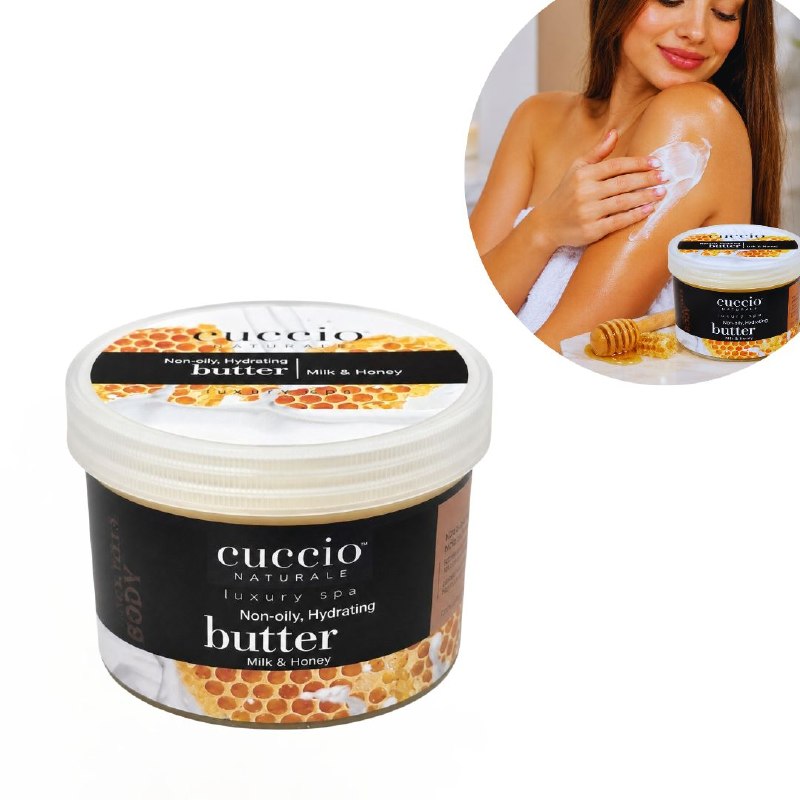 CREMA CORPORAL EXFOLIANTE E HIDRATANTE NUTRITIVO CON AROMA A LECHE Y MIEL CUCCIO 750G