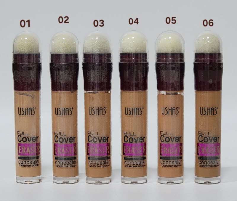 CORRECTOR LIQUIDO 6  DUPE MAYBELLINE ERASER TONOS USHAS 7.4G