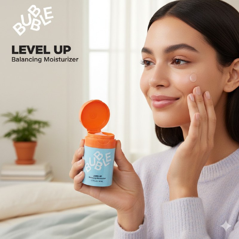CREMA FACIAL EN GEL HIDRATANTE EQUILIBRANTE RAPIDA ABSORCION SIN SENSACION GRASOSA BUBBLE 50ML (DUPE PROTINI)