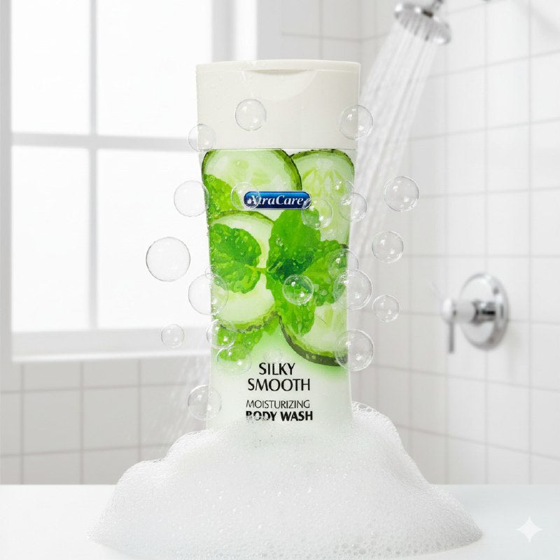 GEL DE DUCHA DE EXTRACTO DE PEPINO, TE VERDE Y ALOE VERA HIDRATANTE XTRACARE 399ML