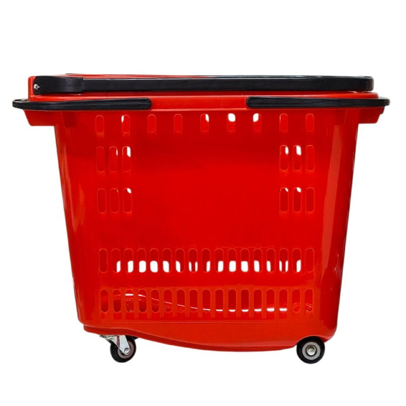 CANASTA ORGANIZADORA, CESTA PORTATIL CON RUEDAS DE MERCADO PARA LLEVAR TODO TIPO DE ARTICULOS, PRACTICA Y FACIL DE TRANSPORTE, MULTIUSOS 40X41X30CM, 4 ESTILOS