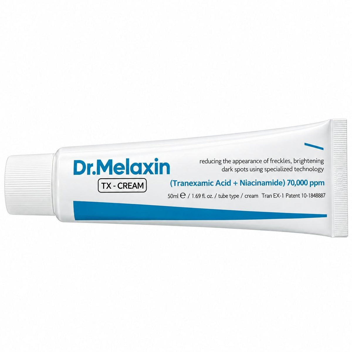 CREMA DE ÁCIDO TRANEXÁMICO PARA MANCHAS Y HIPERPIGMENTACIÓN TX DR.MELAXIN 50ML