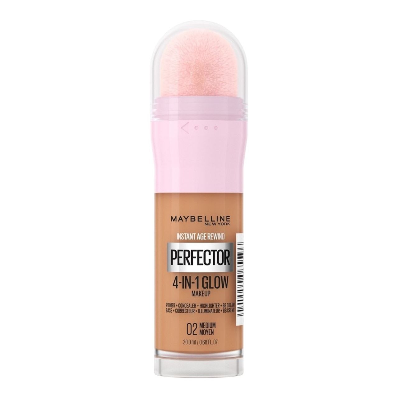 MAQUILLAJE PERFECTOR 4 EN 1 TONO 02 MEDIUM INSTANT AGE REWIND MAYBELLINE NEW YORK 200ML