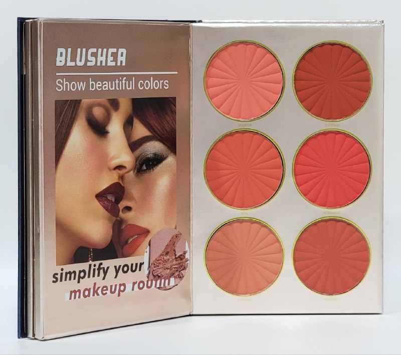 SOMBRA DE OJOS EN PALETA LIBRO DE MAQUILLAJE SOMBRA OJOS, RESALTADOR, BLUSH, POLVO CORRECTOR CEJAS, LABIAL MOC ALLURE 60G