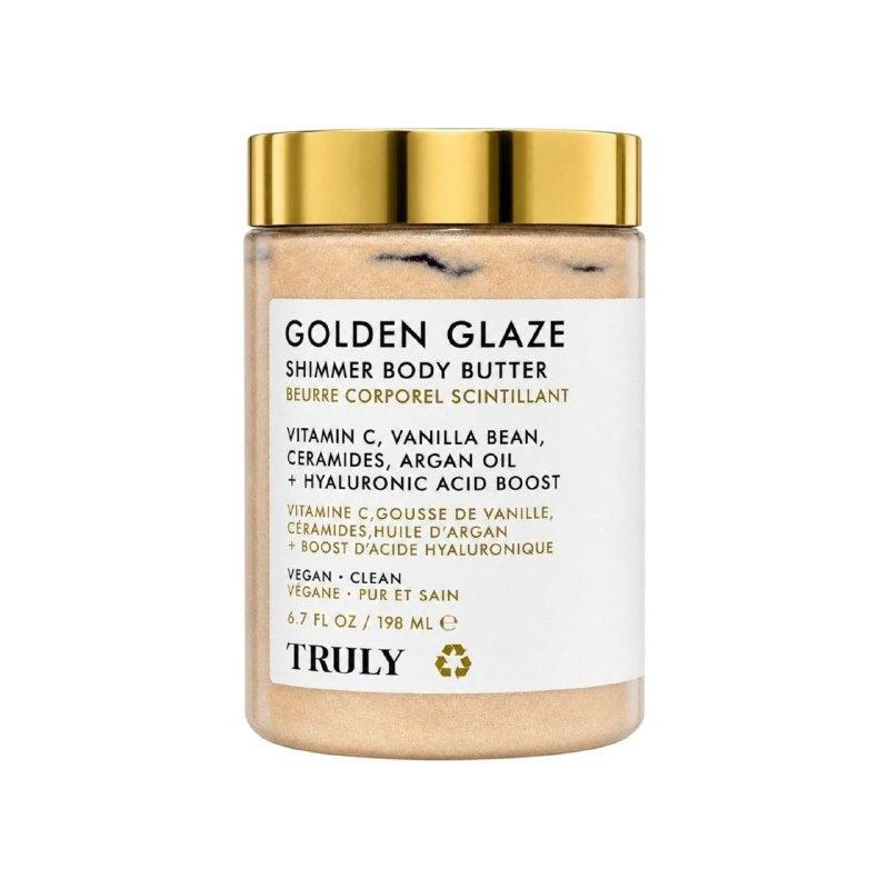 CREMA CORPORAL ILUMINADORA TRULY GLASEADO DORADO 198ML