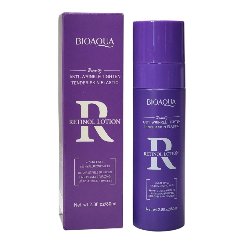 CREMA FACIAL ANTIARRUGAS Y REJUVENECEDORA DE RETINOL BIOAQUA 80ML