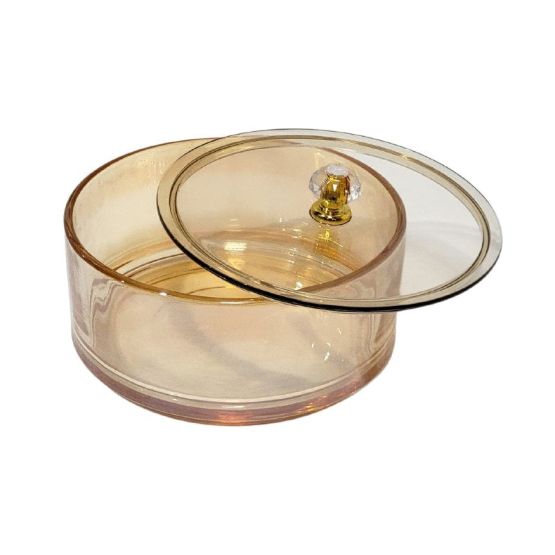 DULCERA RECIPIENTE DE LUJO DE VIDRIO ELEGANTE 3UND CANDY BOX 14X40CM