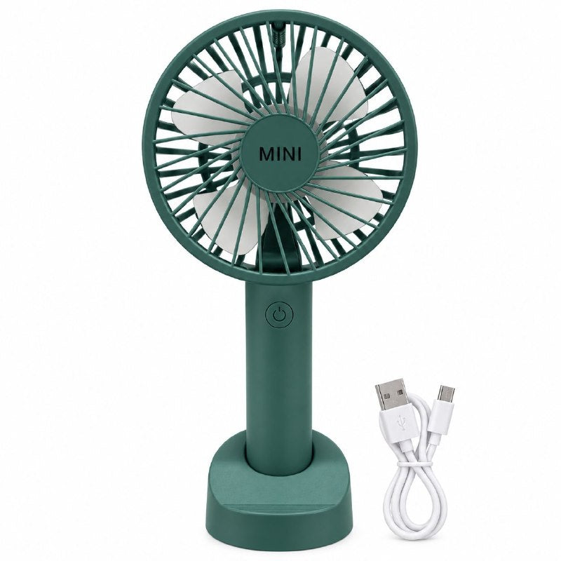 VENTILADOR PORTATIL DE MANO RECARGABLE CON BASE BENELI HOME 10.5X21.6X3.8CM
