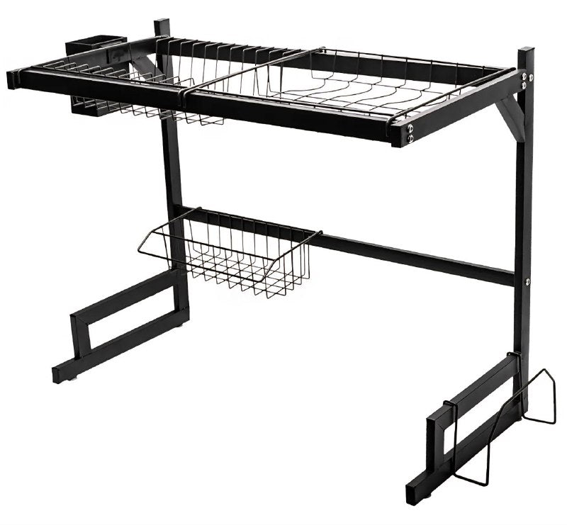 ESTANTE ORGANIZADOR Y ESCURRIDOR DE COCINA SOBRE EL FREGADERO DESMONTABLE