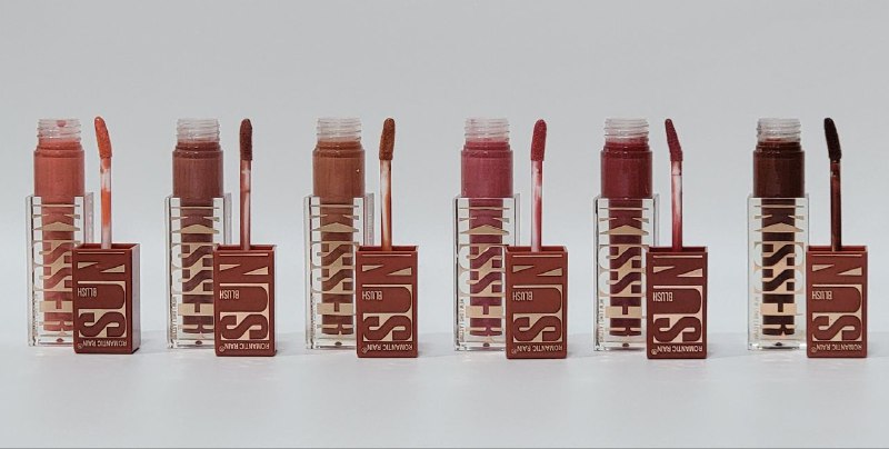 BLUSH BRILLANTE DUPE MAYBELLINE  LIFTER  SUNKISSER LIQUIDO IMPERMEABLE DE LARGA DURACION, OJO CARA Y LABIOS, 6 TONOS, ROMANTIC RAIN 5.4ML