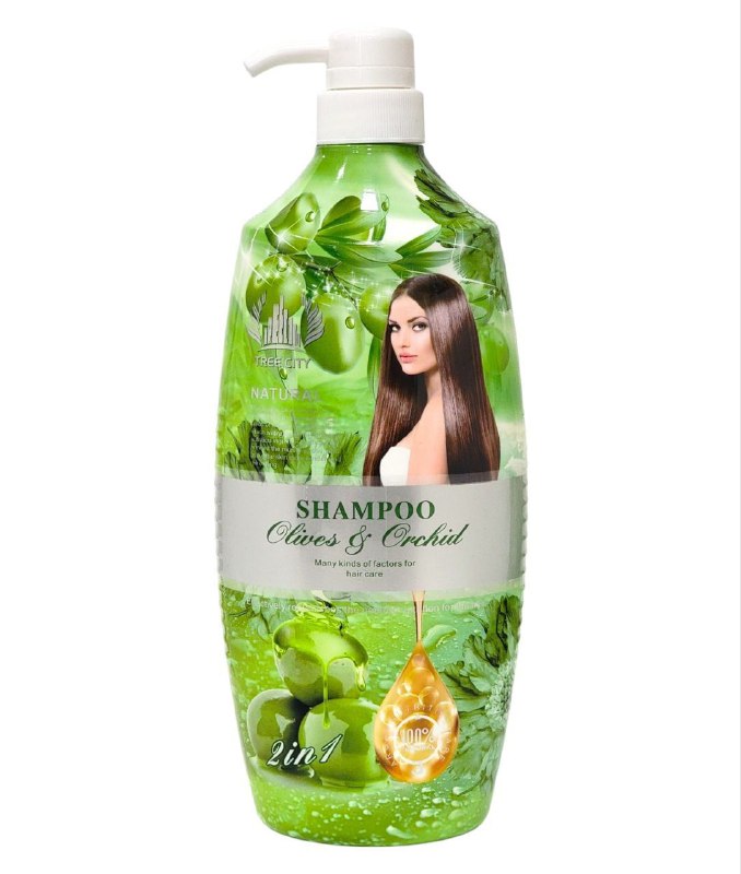 SHAMPOO DE OLIVA Y ORQUIDEA CABELLO SUAVE E HIDRATADO TREE CITY 1L