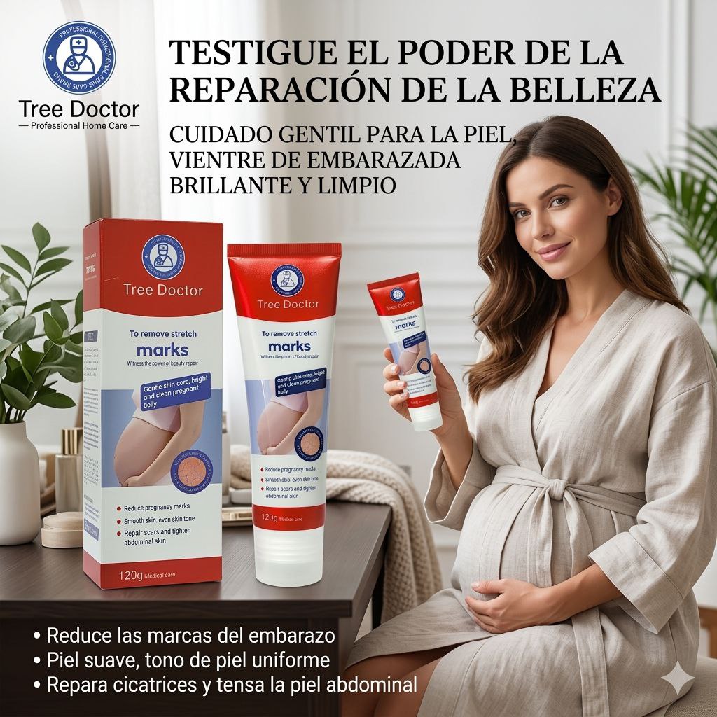 CREMA CORPORAL REPARADORA DE ESTRIAS DEL EMBARAZO TREE DOCTOR 120G
