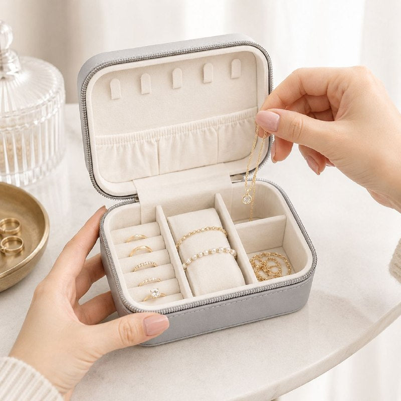 ORGANIZADOR JOYERO ELEGANTE PORTATIL