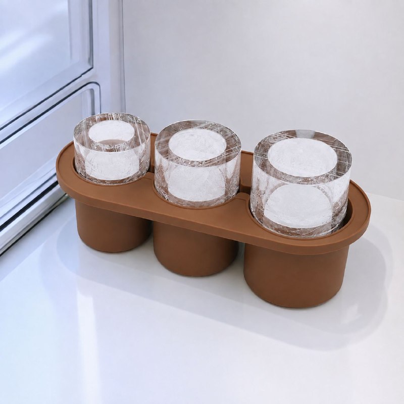 MOLDE PARA HIELO CUBOS DE 3 TAMAÑOS 28X12X8.5CM
