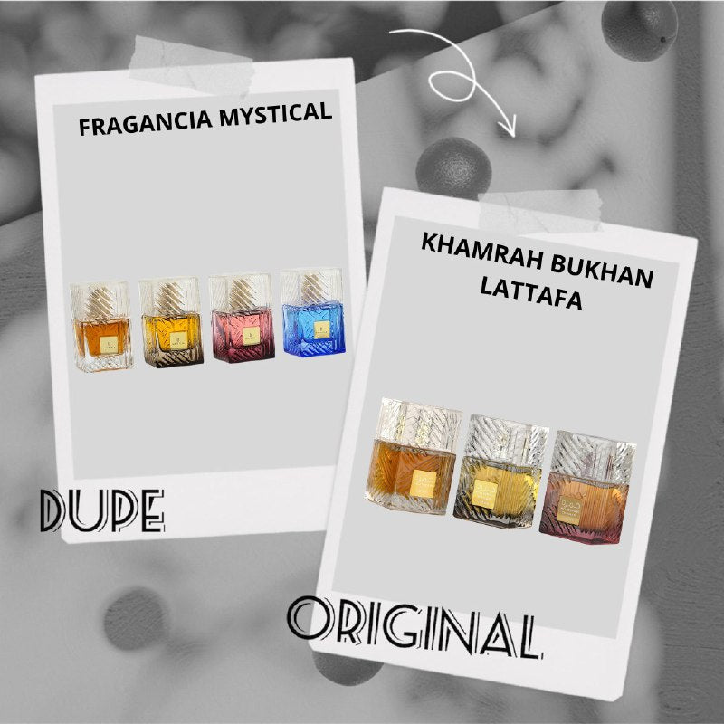 SET MINI MYSTICAL EDP 30MLX4 (H) (AROMA SIMILAR A LATTAFA KHAMRAH BUKHAN)