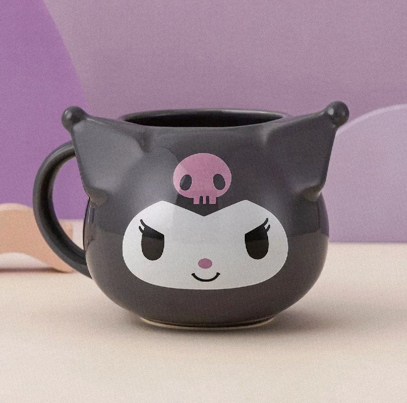 TAZA DE CERAMICA, RESISTENTE AL CALOR, MANGO CREATIVO DISEÑO KUROMI