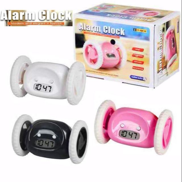 RELOJ DESPERTADOR BLANCO