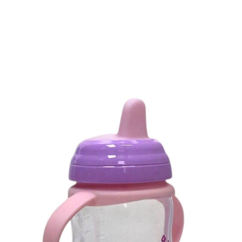 VASO DE ENTRENAMIENTO ANTIDERRAME PARA BEBES ERGONOMICO GENIAL 280ML