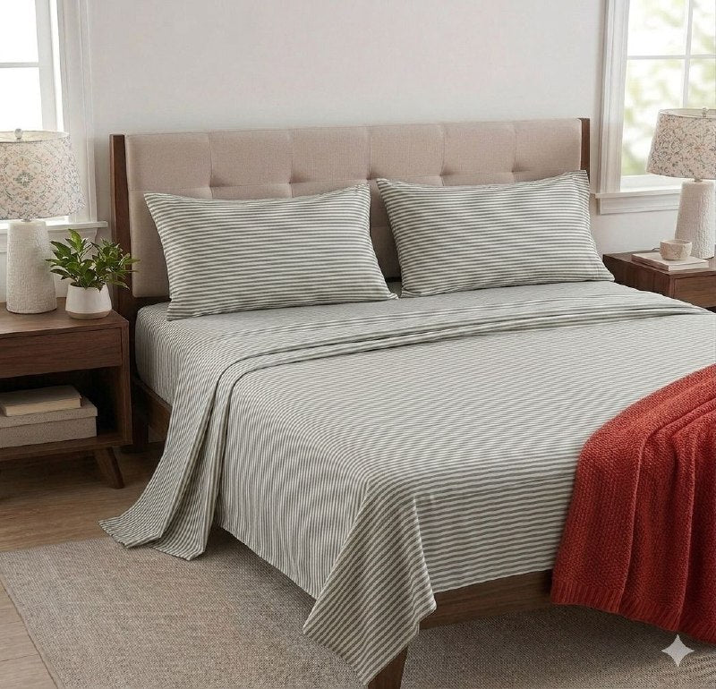 JUEGO DE SABANAS DE LUJO TAMAÑO FULL DE 4PCS BENELI HOME