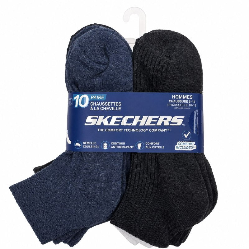 CALCETA TOBILLERA ORIGINAL SKECHERS 10 PARES PARA MUJER