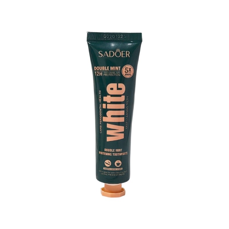 PASTA DE DIENTES BLANQUEADORA DE DOBLE MENTA DE 12H DE DEFENSA SADOER 30G