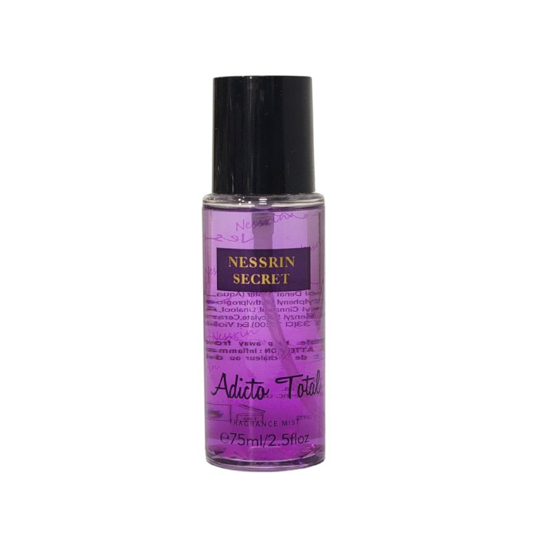 SPLASH NESSRIN SECRET ADICTO TOTAL 75ML (M) (DUPE VS MIDNIGHT BLOM)