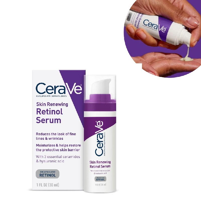 SUERO FACIAL DE RETINOL Y ACIDO HIALURONICO ANTIARRUGAS CERAVE 30ML