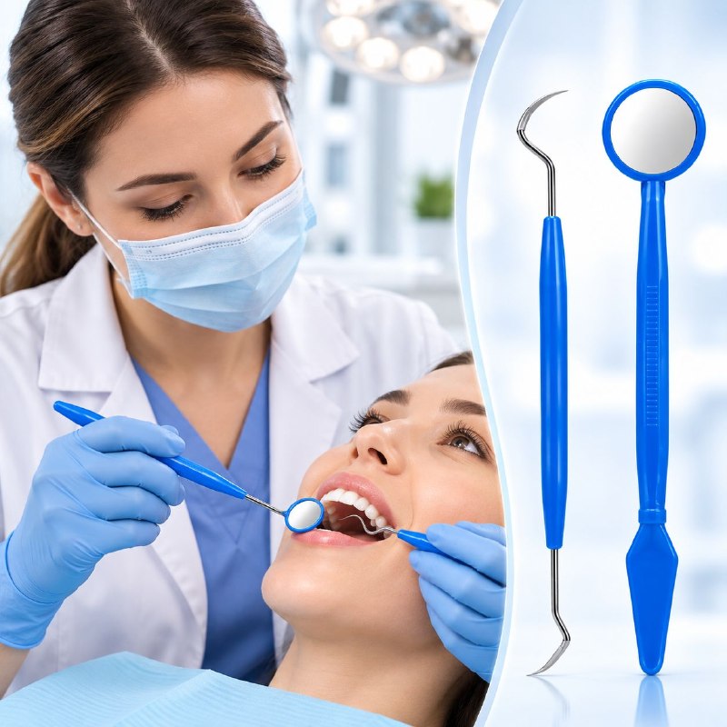SET DE HERRAMIENTAS DE HIGIENE BUCAL DENTAL 2PCS