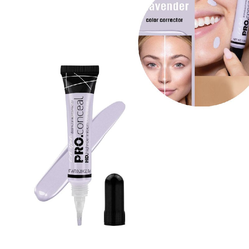 CORRECTOR DE COLOR LÍQUIDO COLOR LAVANDA TONO GC993 PRO CONCEAL L.A. GIRL 8G