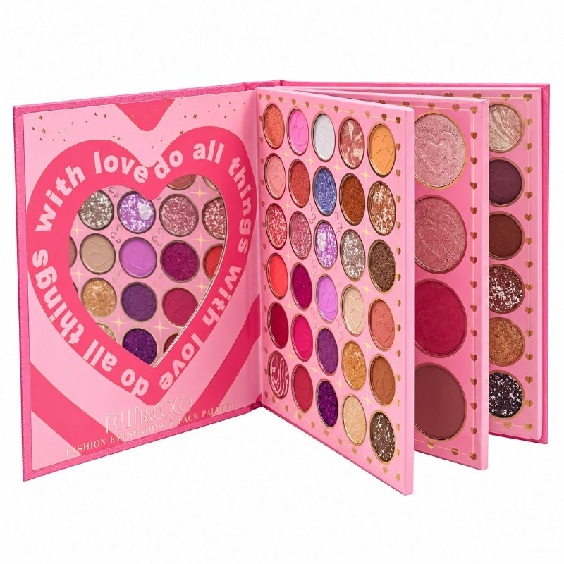 PALETA DE SOMBRAS Y MAQUILLAJE MULTIFUNCIONAL PARA OJOS Y ROSTRO KEVIN & COCO