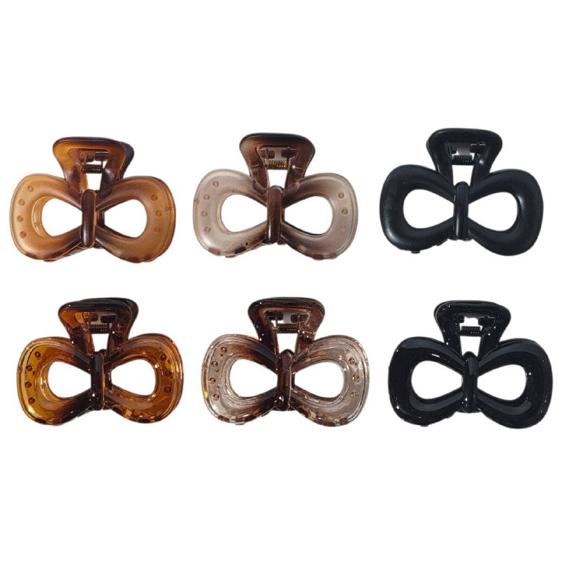 GANCHO PARA EL CABELLO DE AGARRE FIRME WAO 5.2X7CM, PAQUETE DE 2UND, 6 ESTILOS