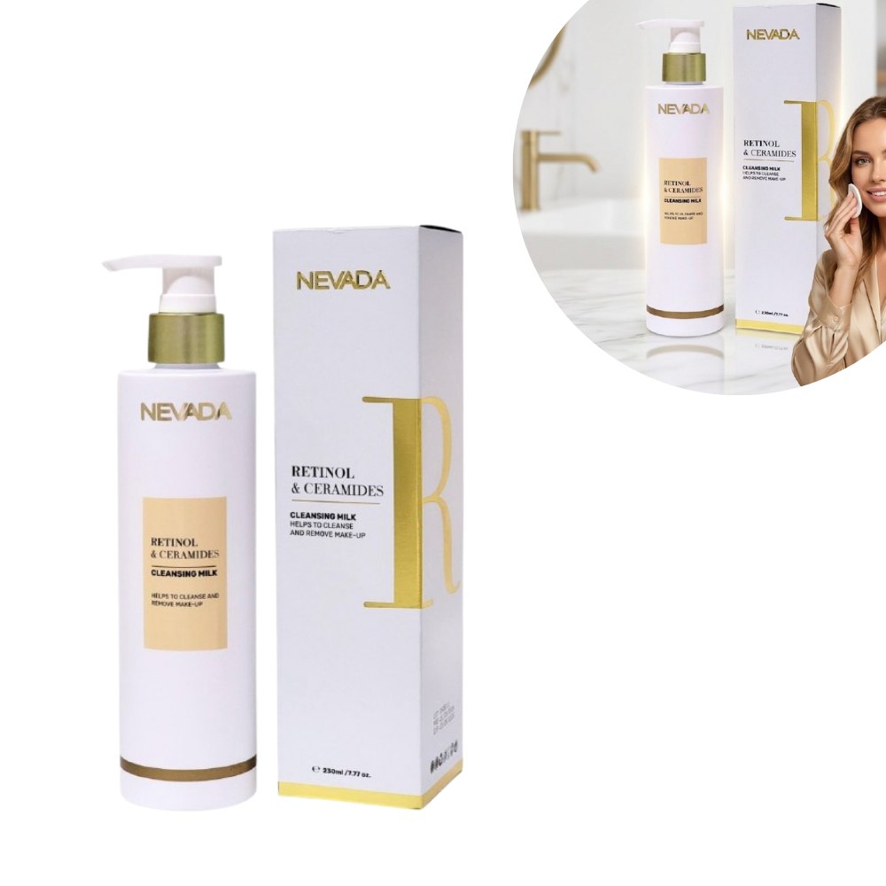 LIMPIADOR FACIAL CREMOSO CON RETINOL Y CERAMIDAS NEVADA 230ML