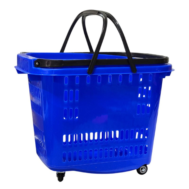 CANASTA ORGANIZADORA, CESTA PORTATIL CON RUEDAS DE MERCADO PARA LLEVAR TODO TIPO DE ARTICULOS, PRACTICA Y FACIL DE TRANSPORTE, MULTIUSOS 40X41X30CM, 4 ESTILOS