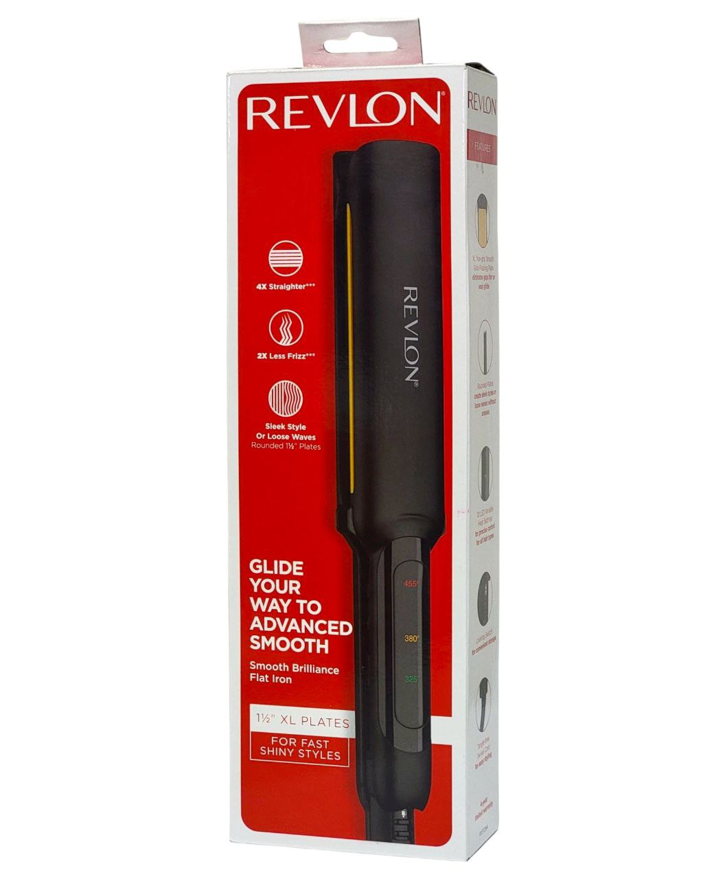 PLANCHA PARA EL CABELLO CON PLACAS EXTRA LARGAS SMOOTH BRILLIANCE REVLON
