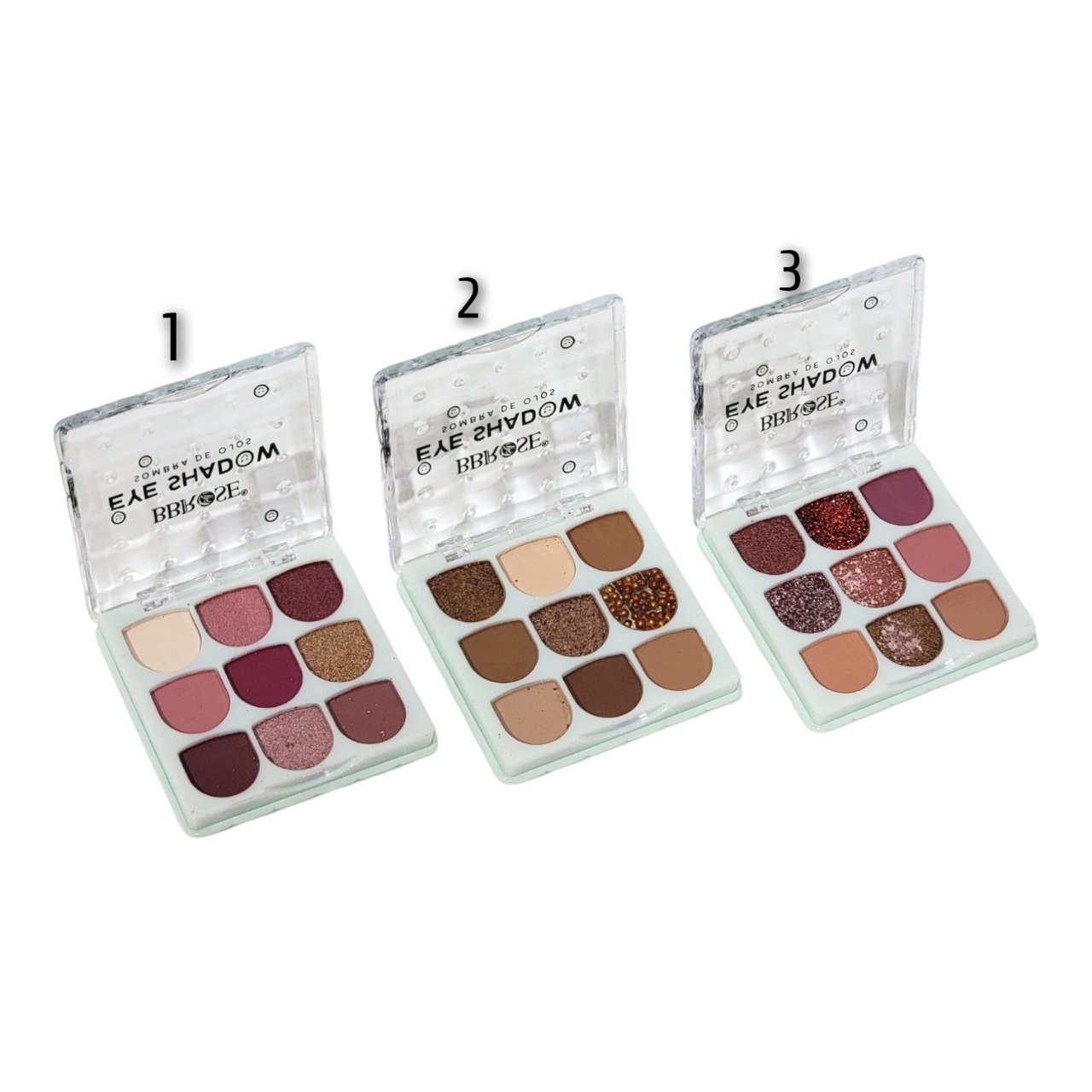 PALETA DE SOMBRAS DE OJOS NEUTRALES Y BRILLANTES 6 TONOS BBROSE 11G