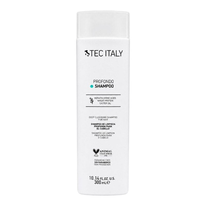 SHAMPOO CLARIFICANTE DE LIMPIEZA PROFUNDA CON AMINOACIDOS DE TRIGO TEC ITALY 300ML