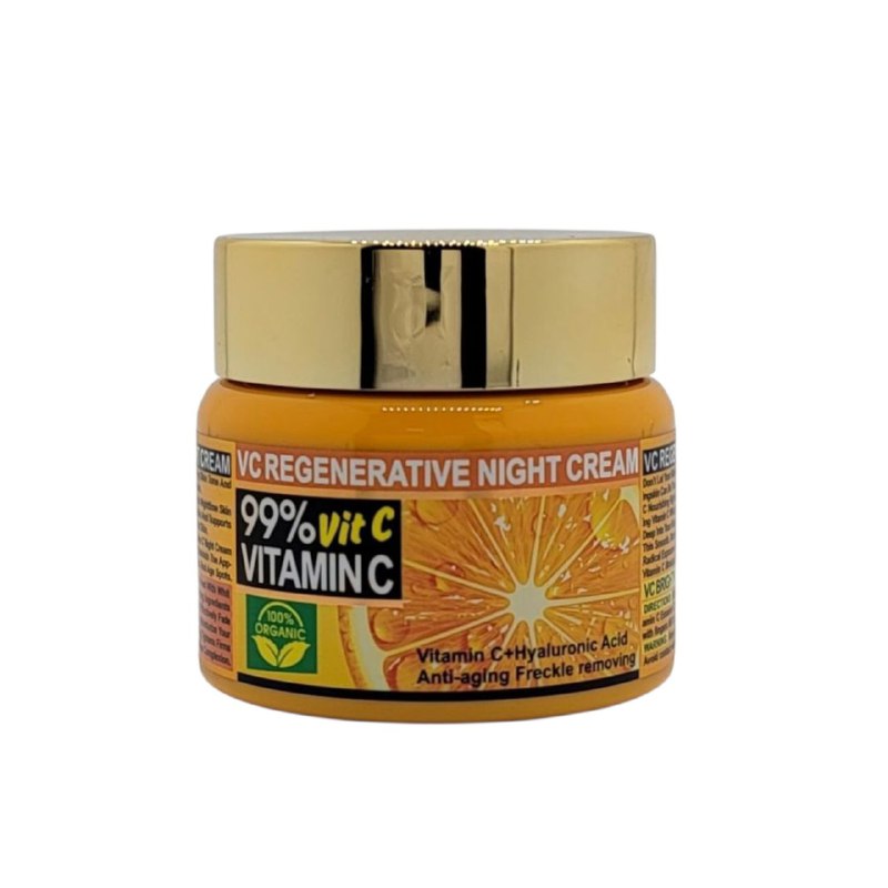 CREMA FACIAL DE NOCHE REGENERATIVA CON VITAMINA C FRUIT OF THE WOKALI 50G