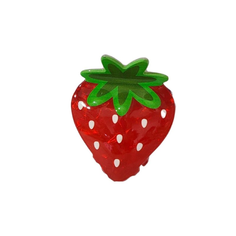 GANCHO PARA EL CABELLO CON DISEÑO FRUTALES 5X6CM