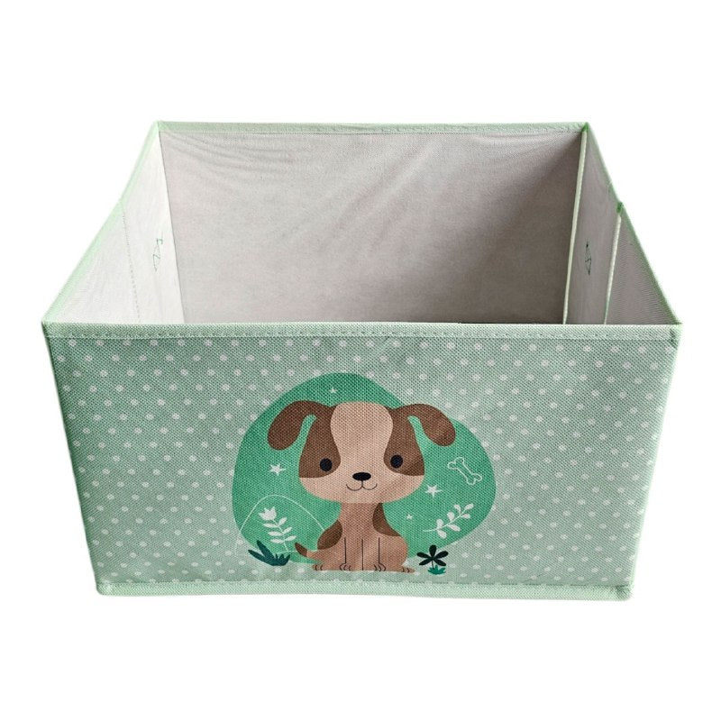 ORGANIZADOR CAJA DE ALMACENAMIENTO MULTIUSOS PARA NIÑOS DE TELA CON INTERIOR REFORZADO 25X30X40CM