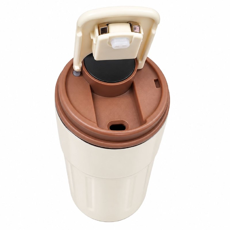 VASO TERMICO DE ACERO INOXIDABLE CON PANTALLA DIGITAL DE TEMPERATURA 16CM