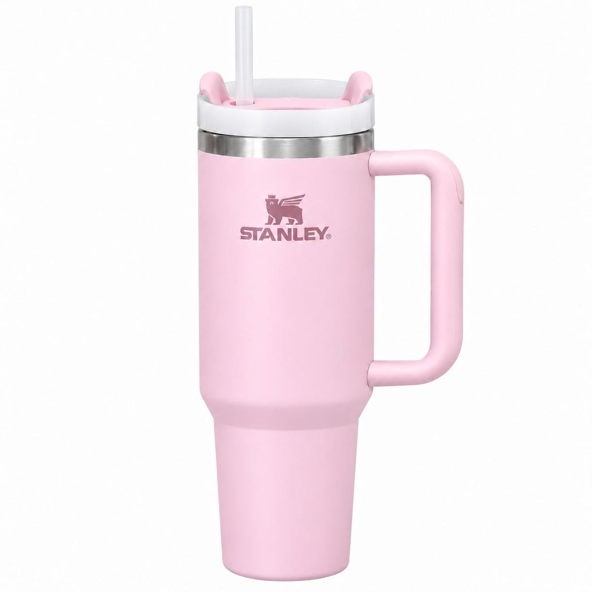 VASO TÉRMICO DE ACERO INOXIDABLE CON ASA Y PAJILLA STANLEY 1.18L