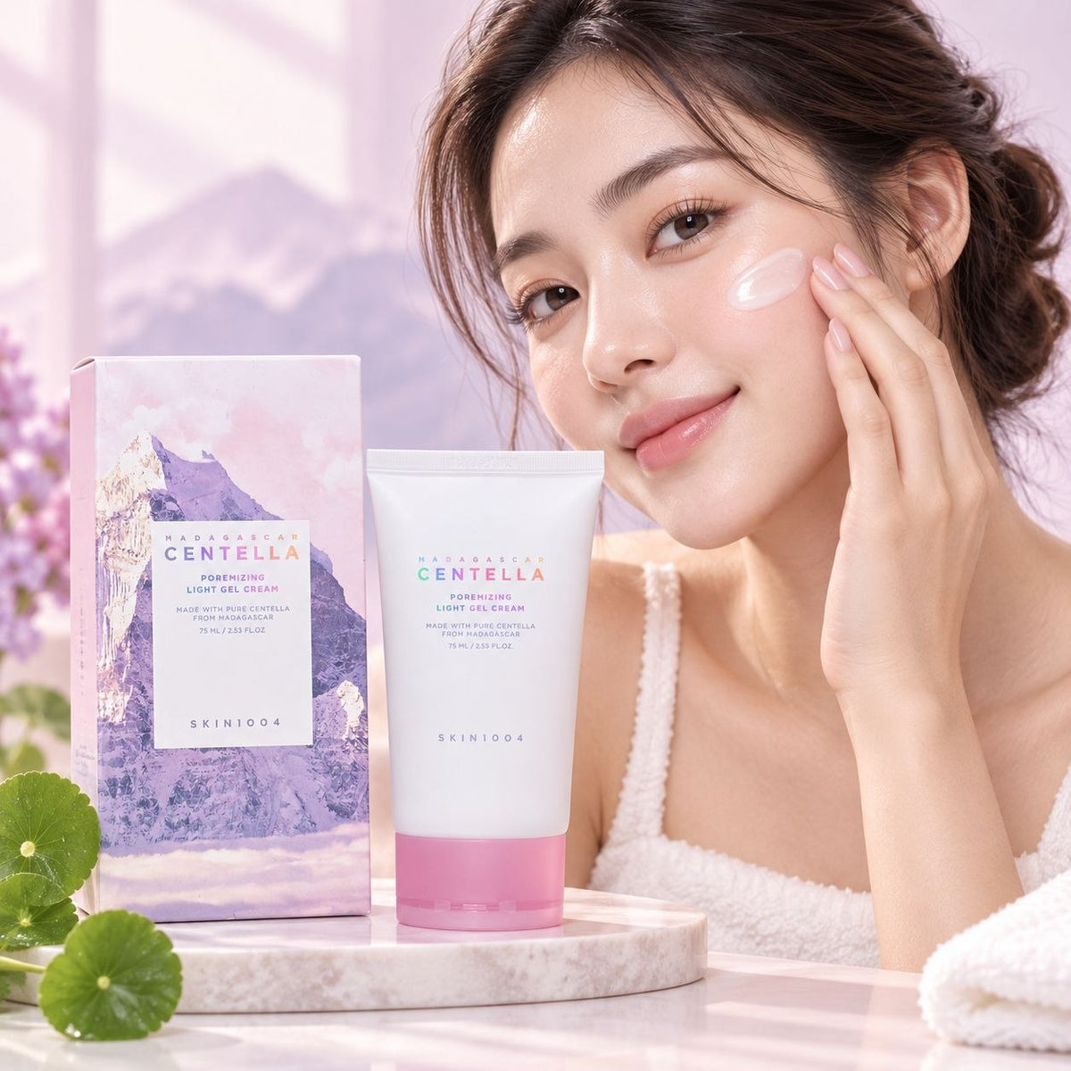 CREMA FACIAL EN GEL HIDRATANTE CALMANTE CON CENTELLA ASIATICA DE MADAGASCAR SKIN1004 75ML