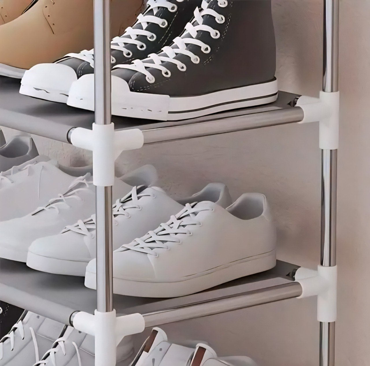 ORGANIZADOR ZAPATERA VERTICAL MULTINIVEL DE ALTA CAPACIDAD 56X28X158CM