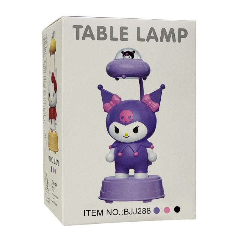 LAMPARA DE MESA RECARGABLE KUROMI CON SACAPUNTAS TABLE LAMP 3 COLORES