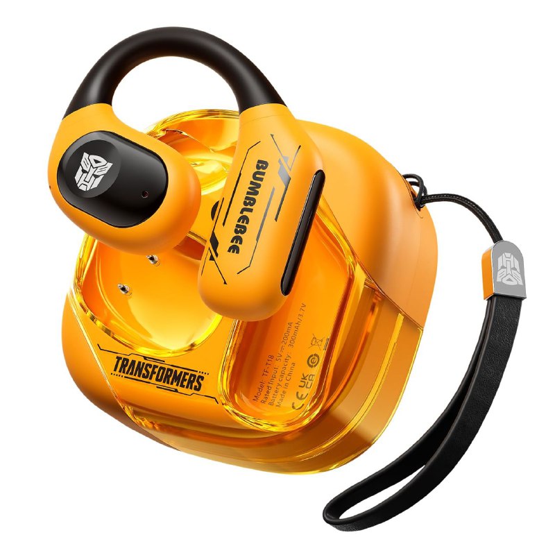 AUDIFONOS AURICULARES ORIGINALES INALAMBRICOS TF-118, BATERIA ESTUCHE 5H, BATERIA AUDIFONOS 5H, BT V.5.4, 10MTS DISTANCIA TRANSFORMERS BUMBLEBEE