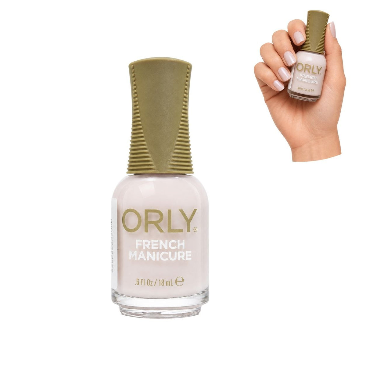 ESMALTE PARA UÑAS TONO PINK NUDE 22009 ORLY WHITE TIPS 18 ML